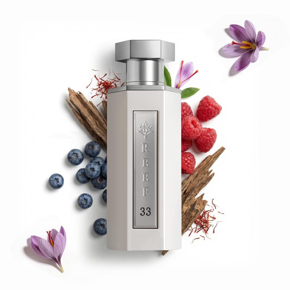 Reef 33 White Perfume
Berries Saffron Oud 100 ml
