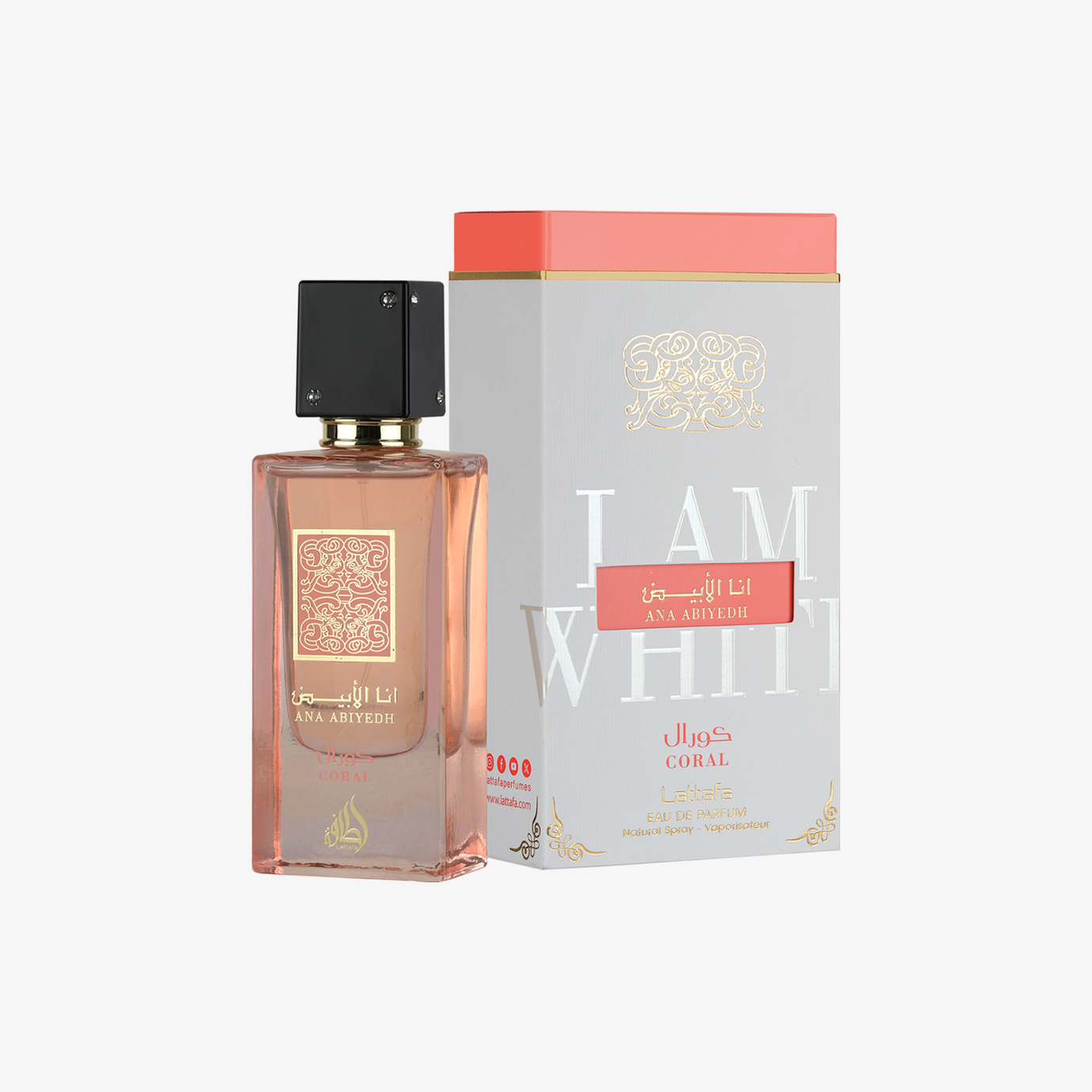 Lattafa Ana Abiyedh Coral 60ml