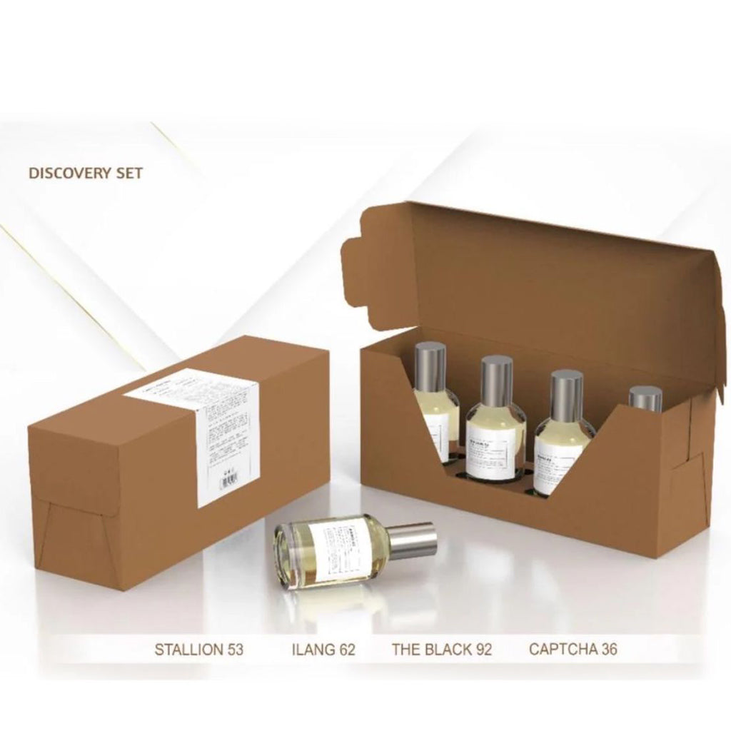 Emper Discovery Set: Stallion 53, Captcha 36, Ilang 62 & The Black 92 (Unisex) 4x 30ML GIFT SET